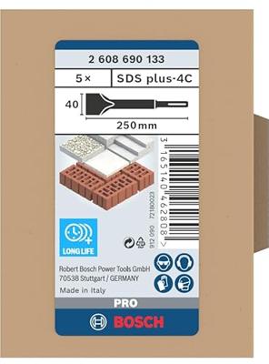 Bosch Accessoires Spadebeitel SDS-plus | 250X40 mm | 5 stuks - 2608690133
