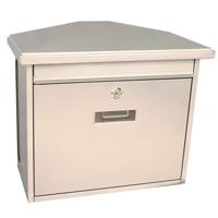 Basic wandbrievenbus met krantenvak Zamoran - zilvergrijs - thumbnail