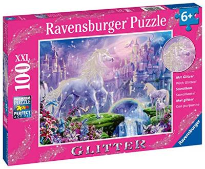 Ravensburger legpuzzel xxl koninkrijk van de eenhoorns, 100st.