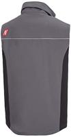 NITRAS SAFETY Nitras softshellvest "motion tex light" softshell vest gr. l motion tex light gray/sw - thumbnail