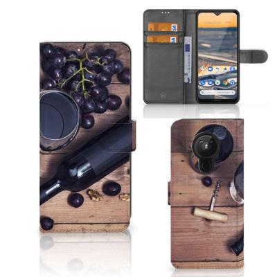Nokia 5.3 | Book Cover | Wijn | Portemonnee hoesje