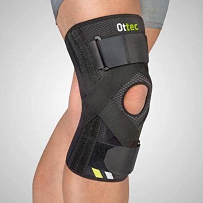 EMO Ottec Kniebrace met banden - S - Zwart EMO Ottec Kniebrace met banden - S - Zwart