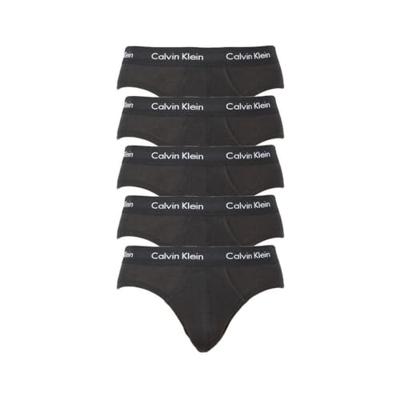 Calvin Klein 5-Pack Heren slips - Hip Brief - Zwarte heren onderbroeken katoen