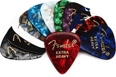 Fender 351 Celluloid Medley Pack Extra Heavy (12 stuks)