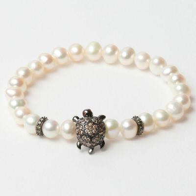 Lancaster JLA-BR-TURTLE-4-WH 16 mm Dames armband