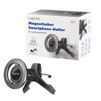 LogiLink AA0167 Telefoonhouder voor in de auto 360° draaibaar, Magneetbevestiging Bevestigingswijze (auto): Ventilatierooster - thumbnail