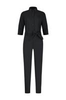 Zip73 Jumpsuit Leather Details W25/238/01/001 Jumpsuit 001 Black - thumbnail