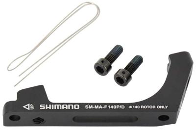 SHIMANO sm-ma-f140p/d post-mount to flat-mount adapter for front 140mm rotor