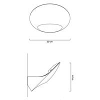 Luceplan Garbi Wandlamp - Wit - thumbnail