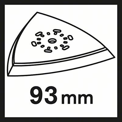 BOSCH Accessoires - delta-slijpschaal avz 93 g -