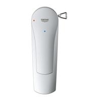 GROHE Eurosmart waterbesparende wastafelkraan s-size met ketting chroom 23372003 - thumbnail