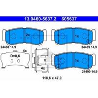 Remblokken set 13046056372 - thumbnail