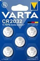 Batterij Varta knoopcel CR2032 lithium blister à 5stuk - thumbnail