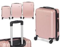 Kofferset Roze Strepen 3 Onderdelen - thumbnail