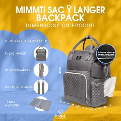 Mimmti NanaBeebi Luiertas grijs