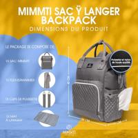 Mimmti NanaBeebi Luiertas grijs - thumbnail