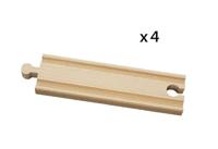 BRIO World Middellange rechte rails - thumbnail
