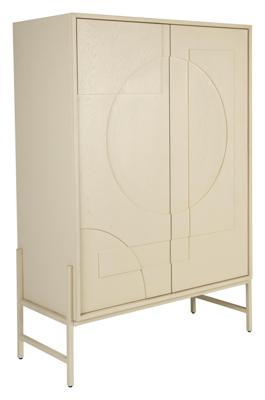 Zuiver Opbergkast 'Faces' Eikenhout, 140 x 100cm, kleur Beige