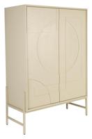 Zuiver Opbergkast 'Faces' Eikenhout, 140 x 100cm, kleur Beige - thumbnail