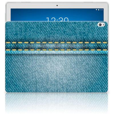 Lenovo Tab P10 Leuke Siliconen Hoes Jeans Lenovo Tab P10 Leuke Siliconen Hoes Jeans