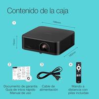 Epson EF-62B - Draagbare smart projector Beamer Zwart - thumbnail