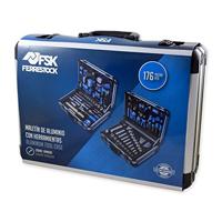 Gereedschapskist Ferrestock Aluminium 176 Onderdelen - thumbnail