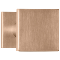 Formani | Voordeurknop BSQ60V Vast op Rozet | PVD licht brons - thumbnail