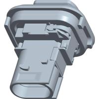 TE Connectivity 1-1703841-1 Female behuizing (board) HDSCS, MCP Totaal aantal polen: 2 Inhoud: 1 stuk(s) - thumbnail