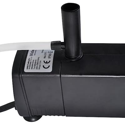 VidaXL Aquariumfilterpomp met actief koolstof 600 l/u