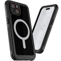 Ghostek Nautical Waterproof MagSafe Case + Belt Swivel Holster Apple iPhone 15 Black - thumbnail