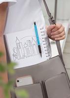 Faber Castell Vulpotlood - Grip - 1347 0,7mm licht blauw - thumbnail