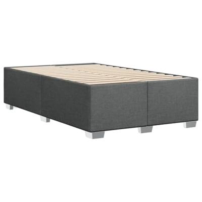 Bedframe zonder matras 120x190 cm stof donkergrijs