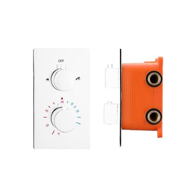 Douchekraan Inbouw Best Design White Thermostaatkraan 2-weg Mat Wit Sapho