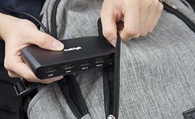 CalDigit Thunderbolt 3 mini Dock Bedraad Zwart, Grijs