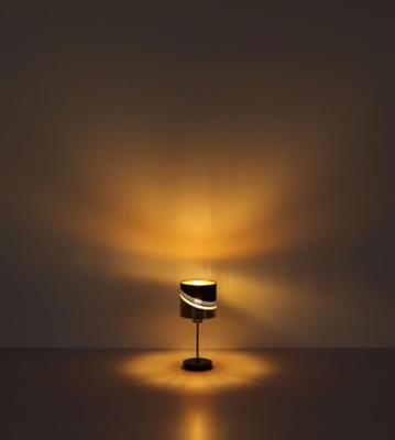 Globo TafellampOr zwart met goud - 54046T