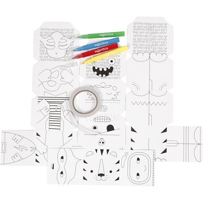 Creativ Company Mini creatieve set, monsters en robotten, 1 doos