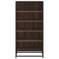 Schoenenrek 48x38x97,5 cm bewerkt hout bruin eikenkleurig - thumbnail