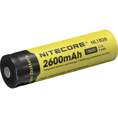 NiteCore NL1826 Speciale oplaadbare batterij 18650 Li-ion 3.7 V 2600 mAh 1 stuk(s)