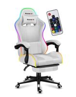 HUZARO FORCE 4.7 RGB White GAMING STOEL - thumbnail