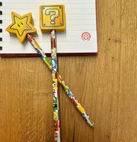 Super Mario 2-Piece Stationery Set - thumbnail