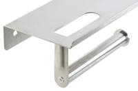 Toiletrolhouder DKD Home Decor 18 x 9,7 x 7,5 cm Zilverkleurig Roestvrij staal - thumbnail