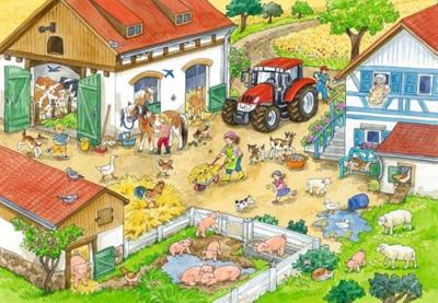 Ravensburger Vrolijk Boerderijleven (2x24)