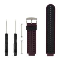 Tweekleurige siliconen sport polsband voor Garmin Forerunner 230/235/620/630/735XT (paars) - thumbnail