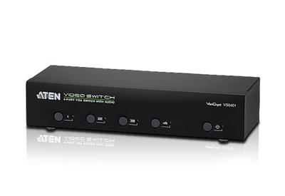 ATEN VS0401-AT-G VGA Switch (4-Port) met Audio RS-232