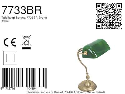 Mexlite Tafellamp belana 7733br brons