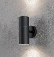 Modena wandlamp licht boven en onder mat zwart 7656-750 - thumbnail