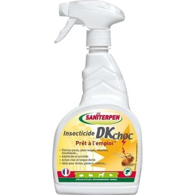 SANITERPEN DK Insecticide - Voor vliegende en kruipende insecten van huisdieren - Klaar voor gebruik - 750 ml