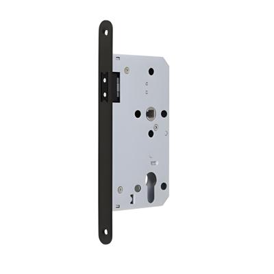 Loopslot magnetisch, 20mm voorplaat rond, zwart