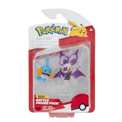 Pokemon Battle Figure Pack - Mudkip & Noibat