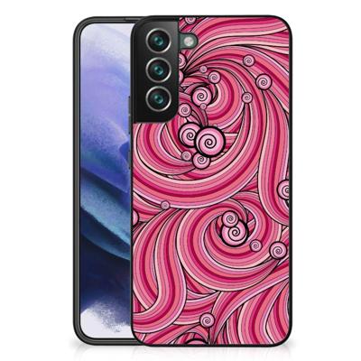 Samsung Galaxy S22 Plus Leuk Telefoonhoesje Swirl Pink Samsung Galaxy S22 Plus Leuk Telefoonhoesje Swirl Pink